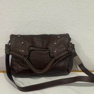 Foley + Corinna Dark Brown Shoulder Bag